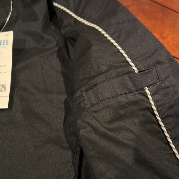 NWT Gymboree 2009 Easter Line Navy Blue 2 Button Blazer Flap Pockets XS - Picture 13 of 14